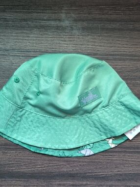 Kids' Green Reversible Bucket Hat